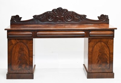 Lot 564 - Victorian mahogany sideboard