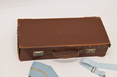 Lot 218 - Masonic regalia/ aprons within two brown leather cases