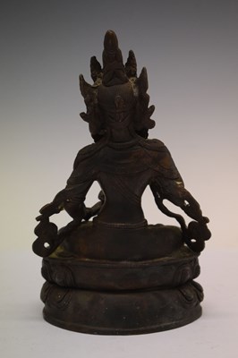 Lot 463 - Tibetan bronze figure of Vajrasattva