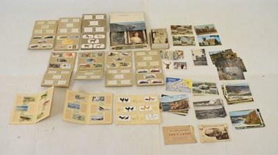 Lot 217 - Quantity of cigarette cards and postcards