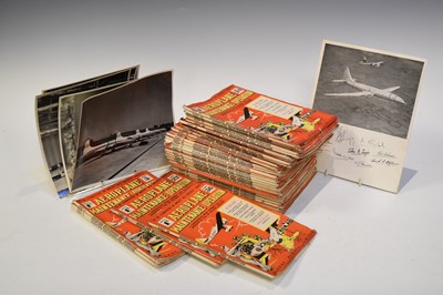 Lot 280 - Aeroplane Maintenance and Operation magazines plus Bristol aviation photographs