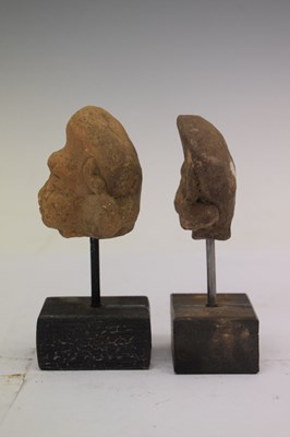 Lot 400 - Six Pre Columbian terracotta heads