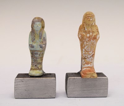 Lot 409 - Two small Egyptian Shabti figures