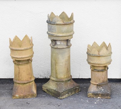 Lot 527 - Three chimney crowns