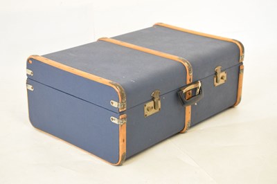 Lot 519 - Two blue luggage trunks