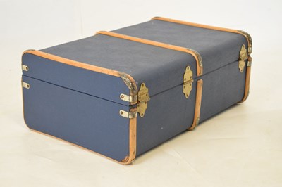 Lot 519 - Two blue luggage trunks