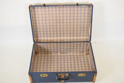 Lot 519 - Two blue luggage trunks