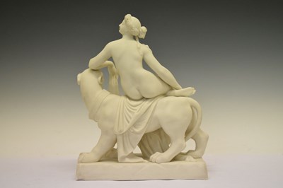 Lot 447 - Parian figure 'Ariadne and the Panther'