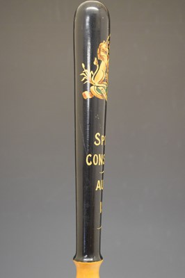 Lot 235 - Early 20th Century policeman's truncheon