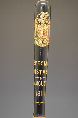 Lot 235 - Early 20th Century policeman's truncheon