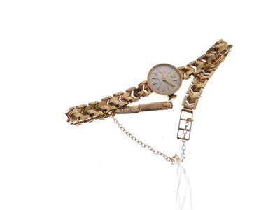 Lot 65 - Rolex Precision - Lady's 9ct gold mechanical wristwatch