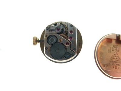 Lot 66 - Omega - Lady's 14ct gold mechanical wristwatch