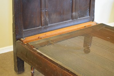Lot 171 - The Aldwick Court carved oak tester bed
