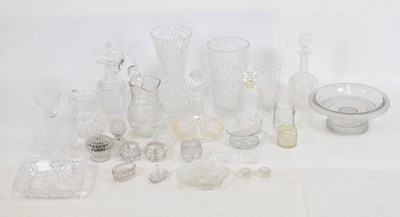 Lot 307 - Selection of 19th Century and later cut glassware