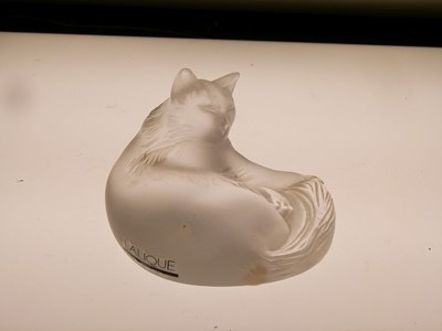 Lot 312 - Lalique 'Happy Cat'