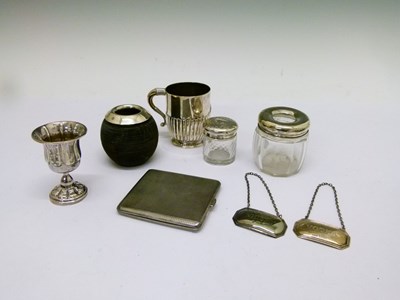 Lot 132 - Group of small silver items