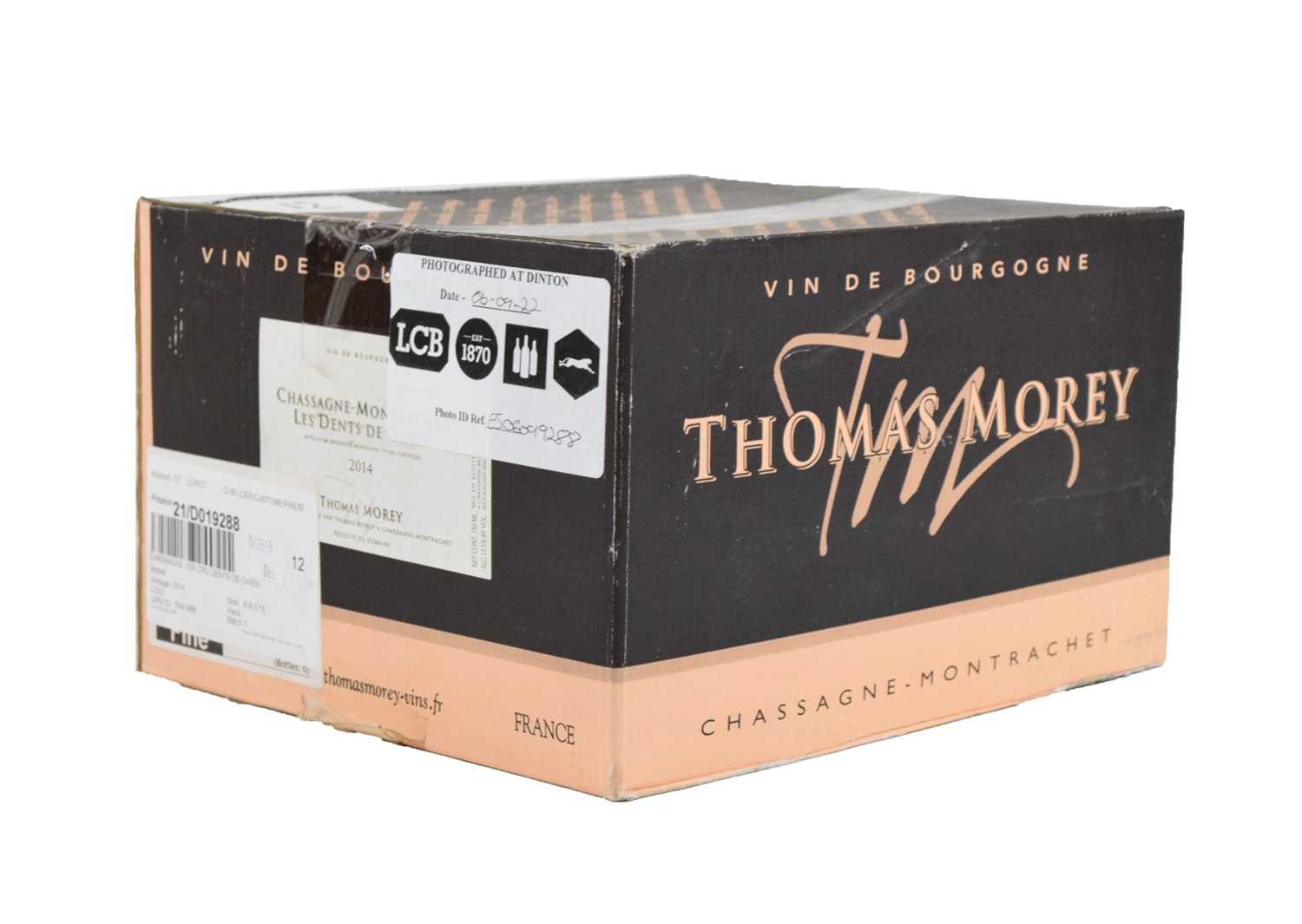 Lot 684 - Thomas Morey Chassagne Montrachet 1er Cru Les Dents de Chien, 2014, Beaune, Burgundy