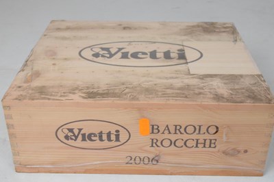 Lot 599 - Vietti Barolo Rocche, 2006, Barolo, Piedmont