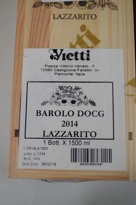 Lot 605 - Vietti Barolo Lazzarito 2014, Barolo, Piedmont