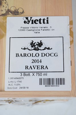 Lot 606 - Vietti Barolo Ravera, 2014, Barolo, Piedmont