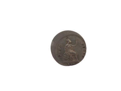 Lot 372 - Queen Victoria 1845 four pence