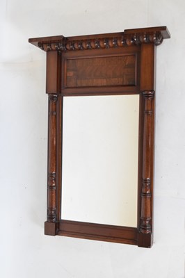 Lot 187 - Early 19th Century mahogany pier mirror