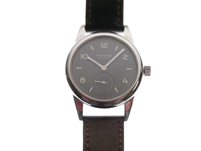 Lot 253 - Nomos Glashütte - Gentleman's Club Dunkel automatic wristwatch