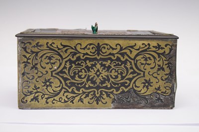 Lot 204 - Boulle work box