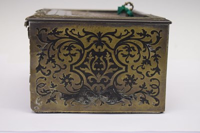 Lot 204 - Boulle work box