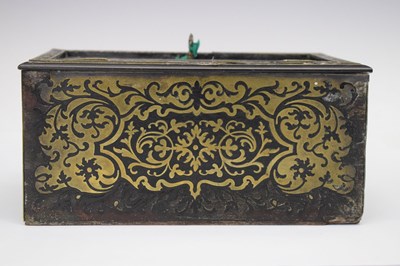 Lot 204 - Boulle work box