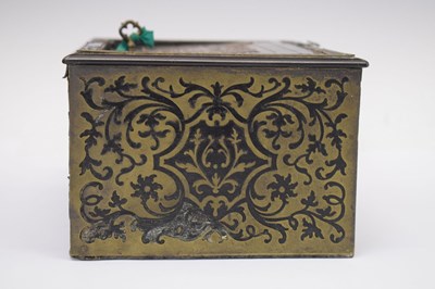 Lot 204 - Boulle work box