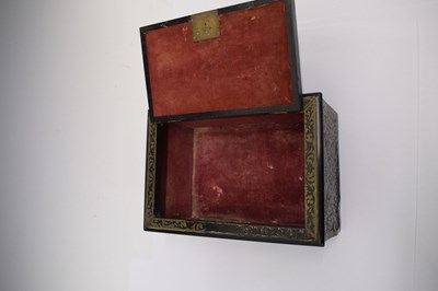 Lot 204 - Boulle work box