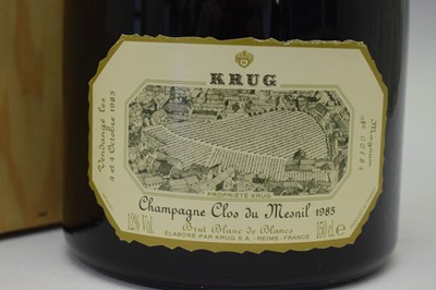 Lot 761 - Krug Champagne Clos du Mesnil, Brut Blanc de Blancs, 1985, Reims