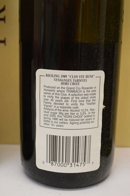 Lot 717 - F.E.Trimbach Clos Sainte Hune Riesling, 1989, Alsace