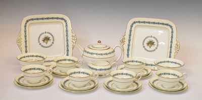 Lot 371 - Wedgwood 'Appledore' pattern tea service