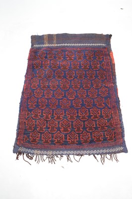 Lot 500 - Middle Eastern or Afghan tent bag rug