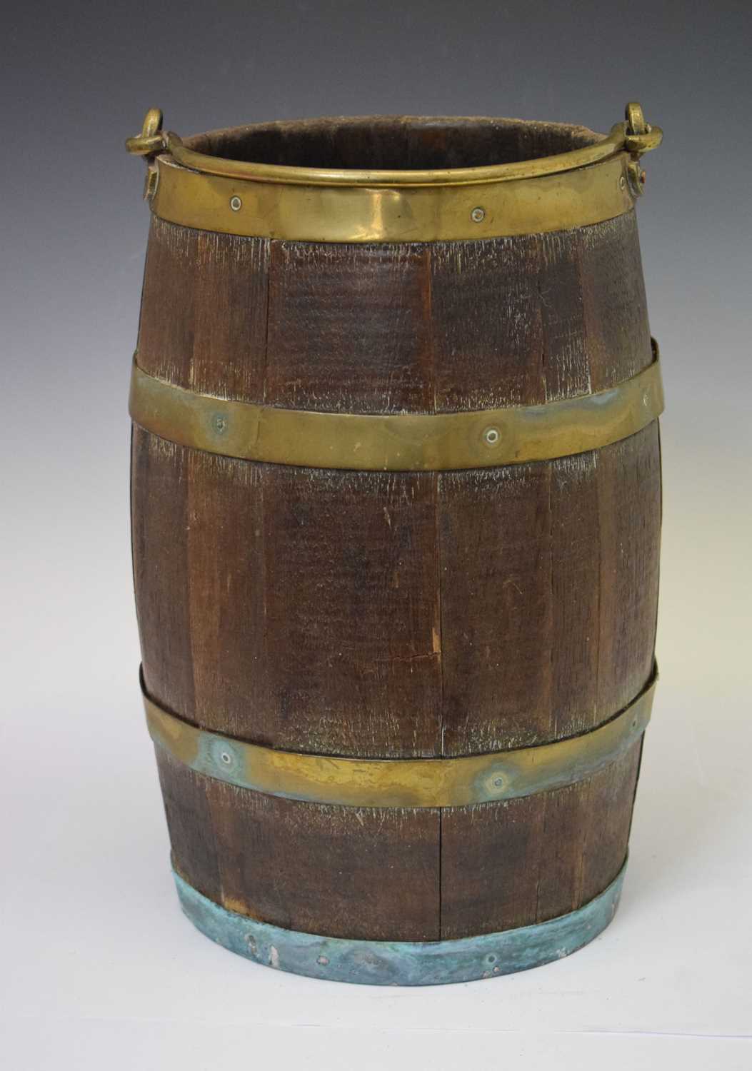 Lot 184 - Coopered barrel stick stand