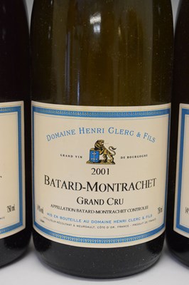 Lot 714 - Domaine Henri Clerc & Fils Bâtard-Montrachet Grand Cru, 2001, Côte de Beaune, Burgundy