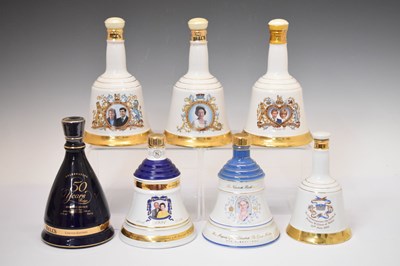 Lot 298 - Quantity of Bells Scotch whisky Wade bell decanters