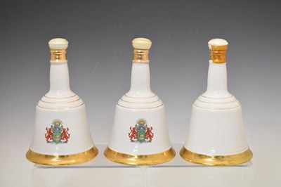 Lot 357 - Quantity of Bells Scotch whisky Wade bell decanters