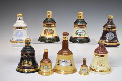 Lot 299 - Quantity of Bells Scotch whisky Wade bell decanters