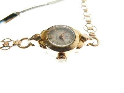 Lot 64 - Lady's 9ct gold cocktail watch