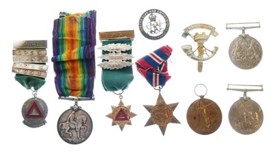 Lot 339 - First and Second World War medals and others