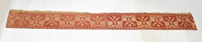 Lot 226 - 17th Century Italian embroided linen table runner