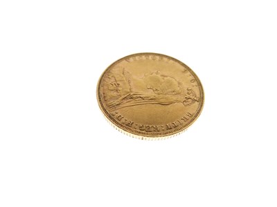 Lot 138 - Queen Victoria gold sovereign, 1889