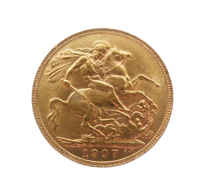 Lot 141 - Edward VII gold sovereign, 1907