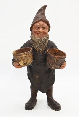 Lot 400 - Early 20th Century cold painted terracotta figure by Johann Maresh