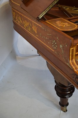 Lot 521 - Steinway & Sons - Late 19th Century decorated mahogany 'Patent Grand Piano', No. 42003, c. 1880