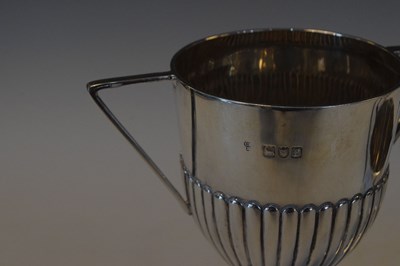 Lot 99 - Late Victorian silver trophy and two later trophies