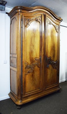 Lot 445 - 19th Century Continental armoire